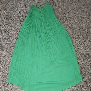 Elegant Bright Green Maxi Forever 21 Plus  Dress 3x